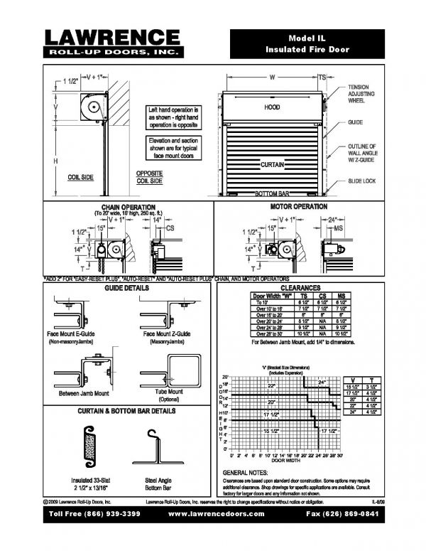 Insulated Fire Doors Lawrence Roll Up Doors Inc Lawrence Roll Up Doors Inc Made In The 7680